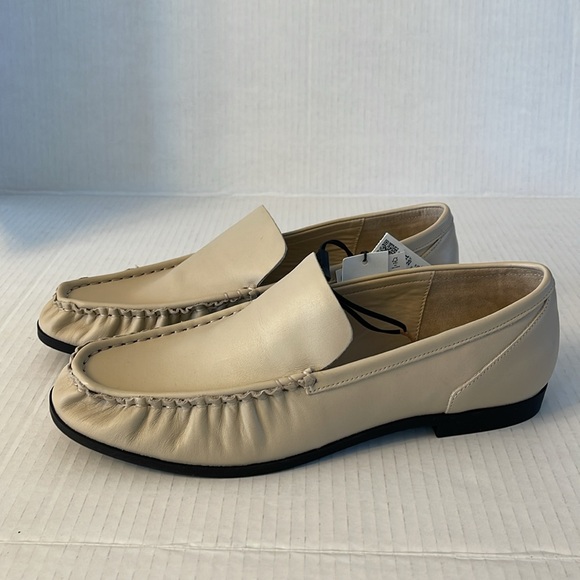NWT Zara Leather Loafers - Picture 9 of 14
